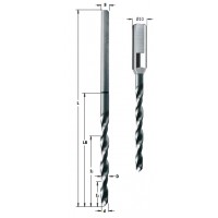 Сверла для петель типа ANUBA 515.111.51 5,7x20x80x10x35x11x4,2 HSS