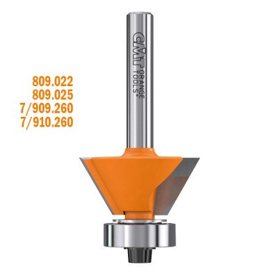 19.05x10x52.4x6.35x25° Фрезы для снятия фаски с подшипником СМТ