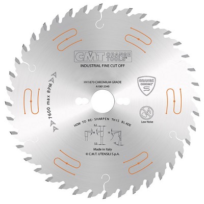 CMT 250x30x3,2x40 пильный диск хромированный универсальный на циркулярку, формато-раскроечный (285.640.10M)