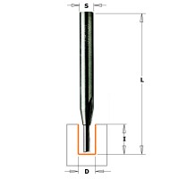 4x12x60x6 Фреза кінцева пряма пазова HM довга серія СМТ