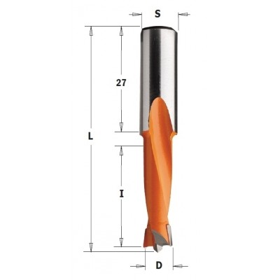 310.052.11 Свердло NP HM D=5,2x27x57,5 S=10x27 RH