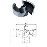 Углубитель для буров сверл с волнистым лезвием F063ASW12085 25x40x12x85 SP