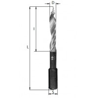 Сверла для ручної роботи з шестигранником f071be0500 5x56x60x1 / 4 шестигранний hss