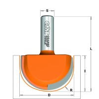 19,05x38,1x31,7x69,8x12,7 Фрезы пазовые с радиусом СМТ