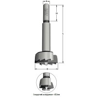 Сверла чашкові для отворів 537.508.31 x2x3-35 / 64x43680 sp