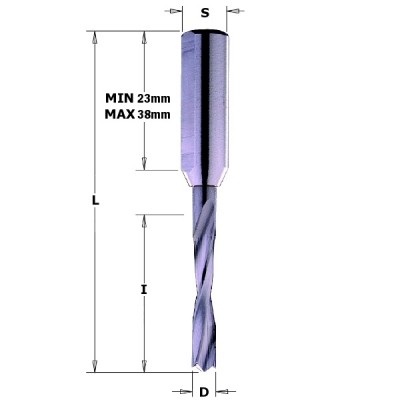 311.020.22 Свердло NP HWM D=2x12 L=70 S=10x38 RL XTREME