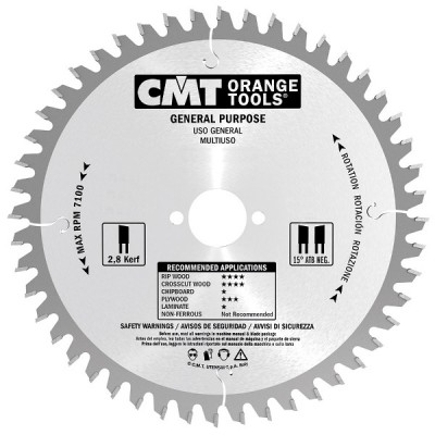CMT 190x16x2,6x24 пильный диск по дереву универсальный для ручных циркулярок (291.190.24E)