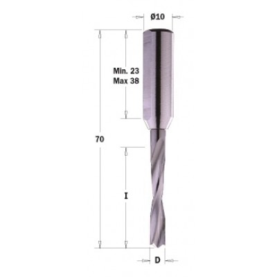 311.064.22 Свердло NP HWM D=6,35x30 L=70 S=10x29 LH XTREME-HWM