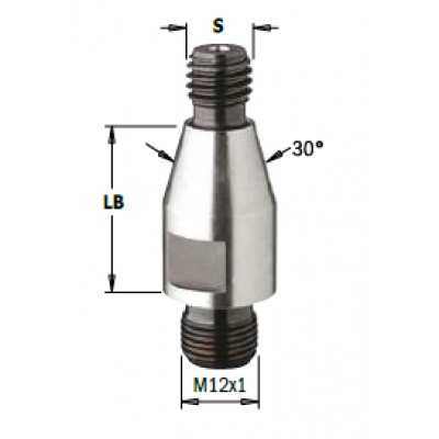 адаптер для свердлильного станка 503.250.02 M10/30°x25 RH, LH