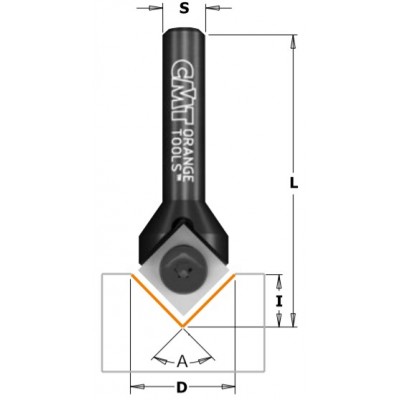 17x8,5x53x90°x8 Фреза концевая пазовая (90°) со сменными пластинами СМТ