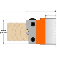 Пара ножей 40x18x2мм 695.009.01 для фрез CMT серии 694