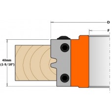 Пара ножів 40x18x2мм 695.009.01 для фрез CMT серії 694