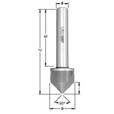 Поглиблювач VHM 90° 521.002.11 19,5x9x70x10x48 VHM