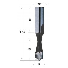 310.100.41 Сверло NP HW D = 10x27 L = 57,5 S = 10x25 RH XTREME-HW