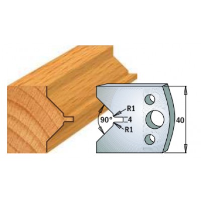 Профільні ножі (пара) 690.072 40x4 SP