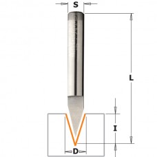 6,35x9,5x50,8x35°x6,35 Фрезы для гравировки (60°), (35°) СМТ