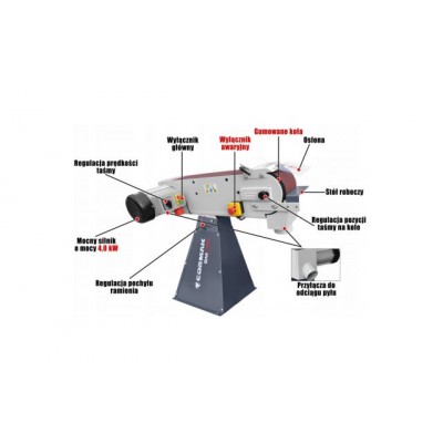 Стрічково шліфувальний верстат Cormak SM150