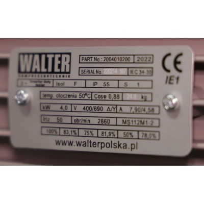 Компрессор поршневой 220 вольт walter gk 630-4