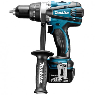 Аккумуляторная ударная дрель-шуруповерт Makita DDF 448 RFJ