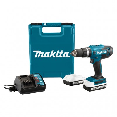 Акумуляторний ударний дриль-шуруповерт Makita HP488DWAE