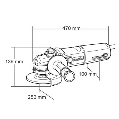 Кутова шліфувальна машина Makita 9079 SF