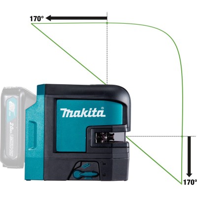 Лазерный линейный нивелир (зеленый лазер) Makita SK106GDZ ( без АКБ)