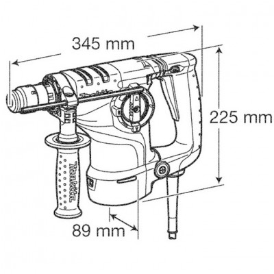 Перфоратор будівельний Makita HR 2800