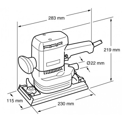 Виброшлифмашина Makita 9046