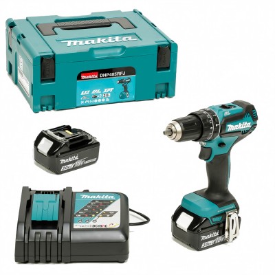 Акумуляторний ударний дриль-шуруповерт Makita DHP485RFJ