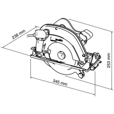 Дискова пила Makita 5704 R