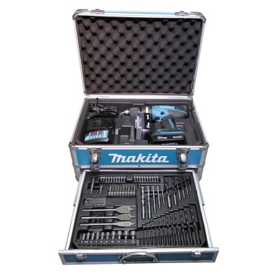 Аккумуляторная ударная дрель-шуруповерт Makita HP457DWEX4