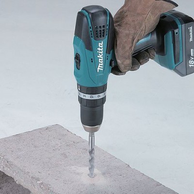 Аккумуляторная ударная дрель-шуруповерт Makita HP 457 DWE