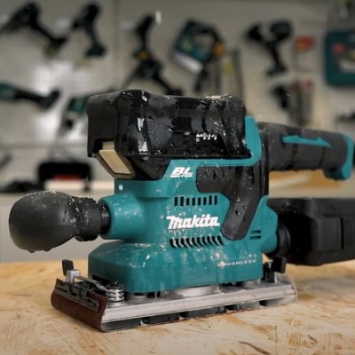 Аккумуляторная виброшлифмашина с AWS Makita DBO381ZU