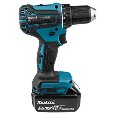 Аккумуляторная дрель-шуруповерт Makita DDF485FYX3