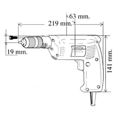 Дриль безударний Makita 6501 X