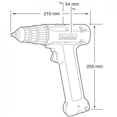 Акумуляторний дриль-шуруповерт Makita 6096 DWE