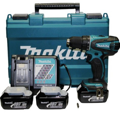 Аккумуляторная дрель-шуруповерт Makita DDF 456 RFE3