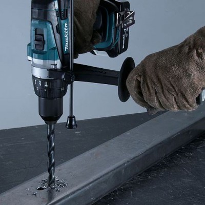 Акумуляторний ударний дриль-шуруповерт Makita DHP 458 RFJ