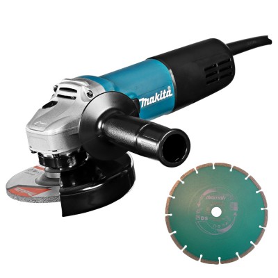 Угловая шлифмашина Makita 9558HNRGX3 + алмазный диск