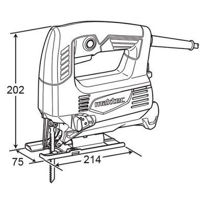 Електролобзик (лобзик) Maktec MT 431