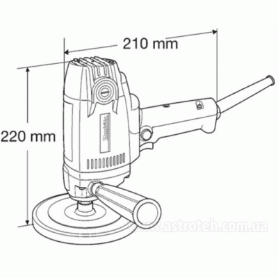 Полировальная шлифмашина Makita PV 7000 C