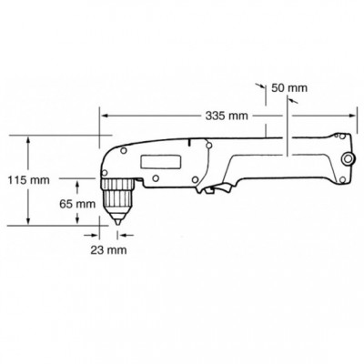 Акумуляторний кутовий дриль-шуруповерт Makita DA 391 DW