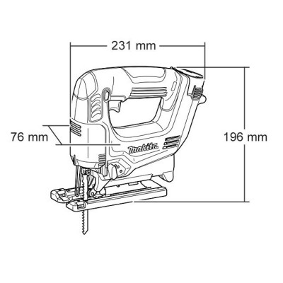 Акумуляторний лобзик Makita JV 100 DWE