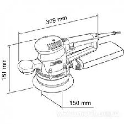 Ексцентрикова шліфувальна машина Makita BO 6030