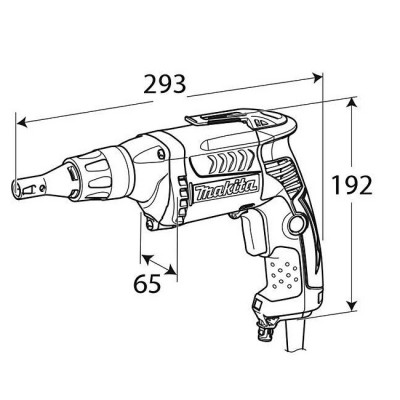 Мережевий шуруповерт для гіпсокартону Makita FS6300R