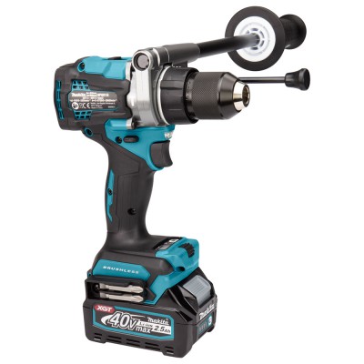 Акумуляторний дриль-шуруповерт із ударом Makita XGT 40 V MAX HP001GD201