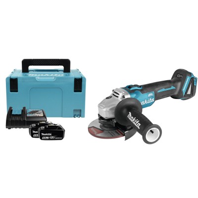 Аккумуляторная угловая шлифмашина Makita DGA 504 RTJ