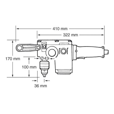 Кутовий дриль Makita DA 6301