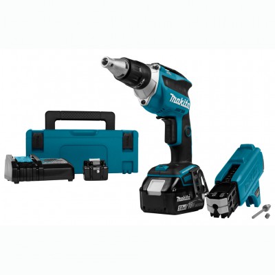 Акумуляторний шуруповерт для гіпсокартону Makita DFS452TJX2