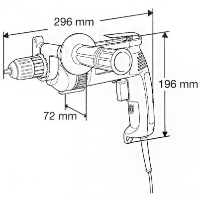 Дриль безударний Makita DP 3003